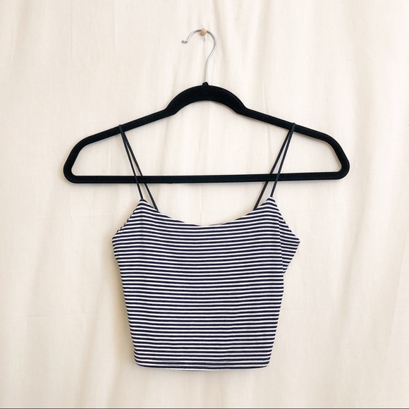 PacSun Tops - NWT Basics by PacSun Striped Cropped Tank Top
